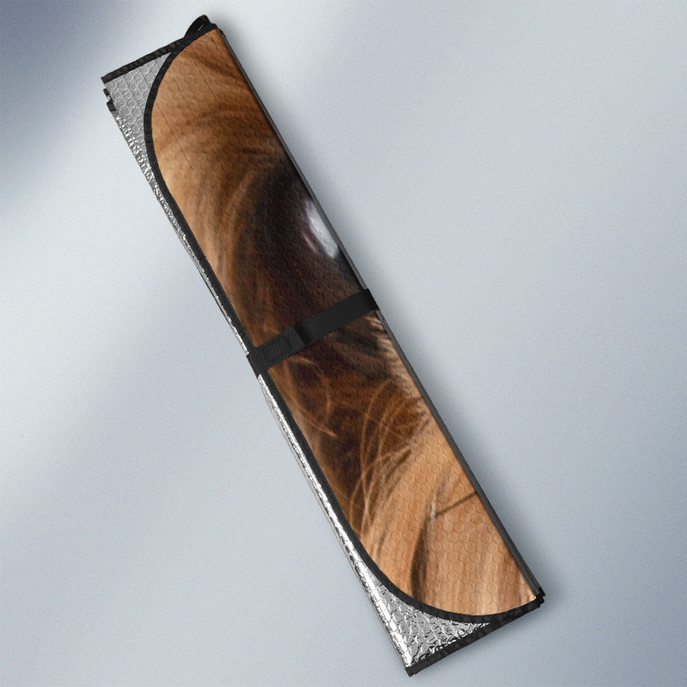 Yorkshire Terrier Eyes Car Sun Shade 94