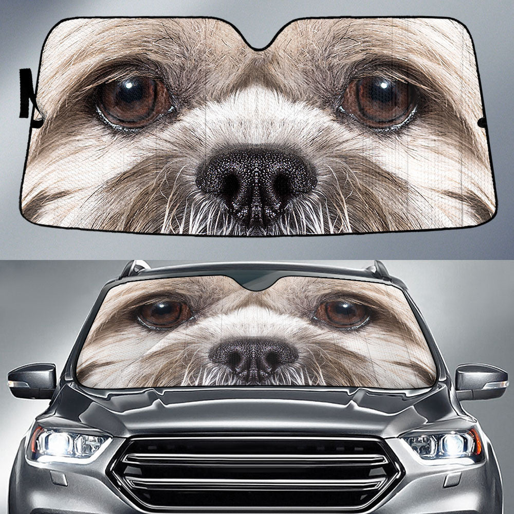 Lhasa Apsos Eyes Car Sun Shade 94