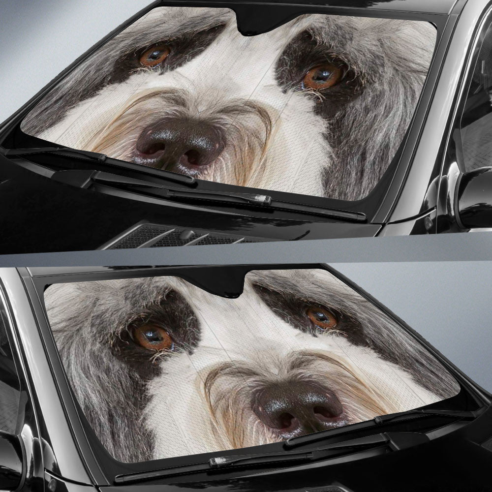 Tibetan Terriers Eyes Car Sun Shade 94