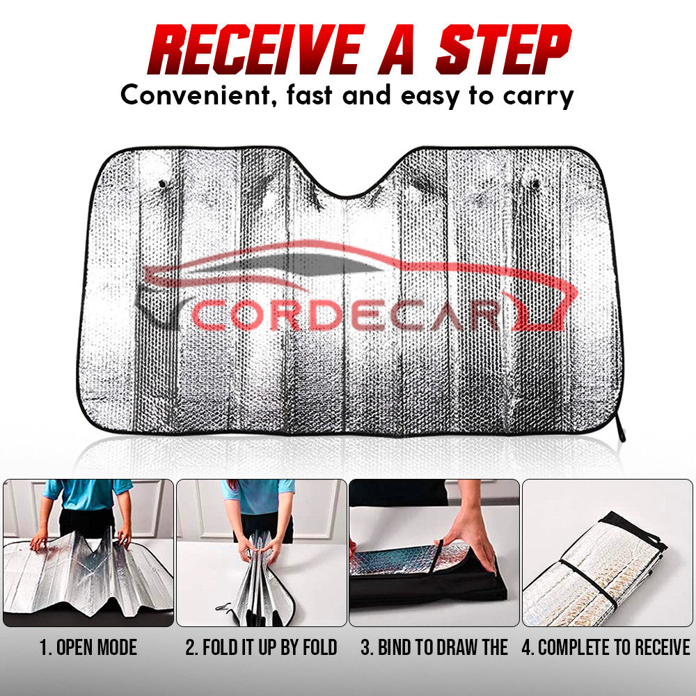 Rat Terrier Eyes Car Sun Shade 94