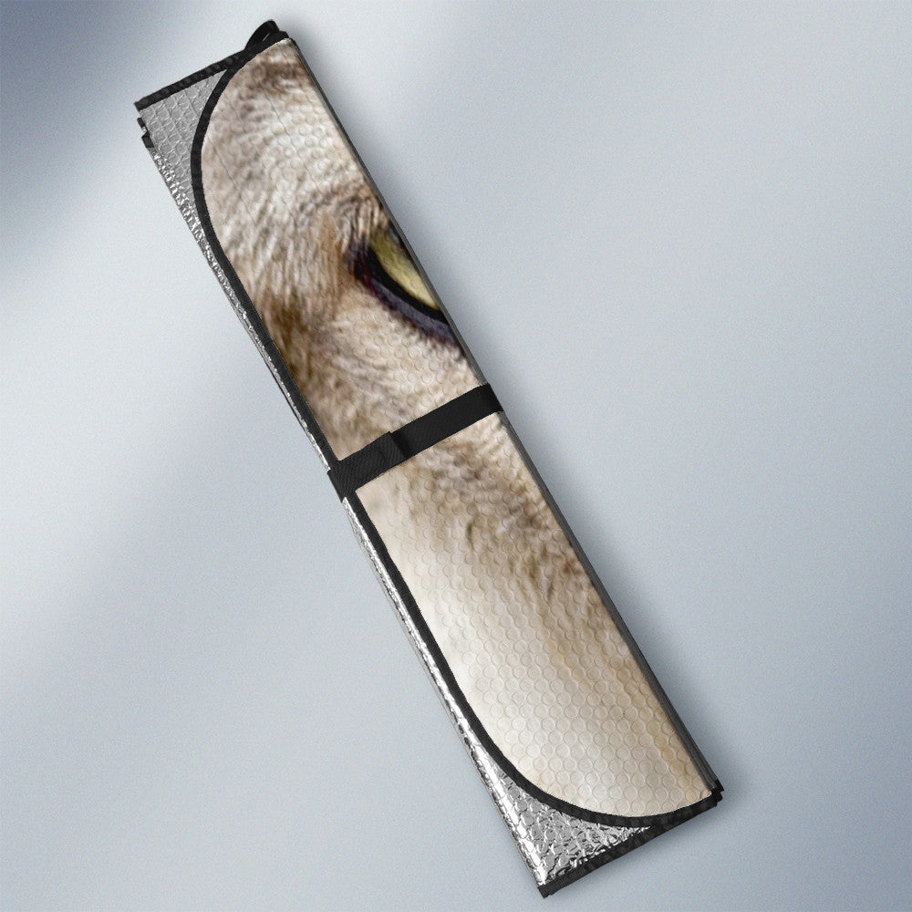 White Wolf Eyes Car Sun Shade 94