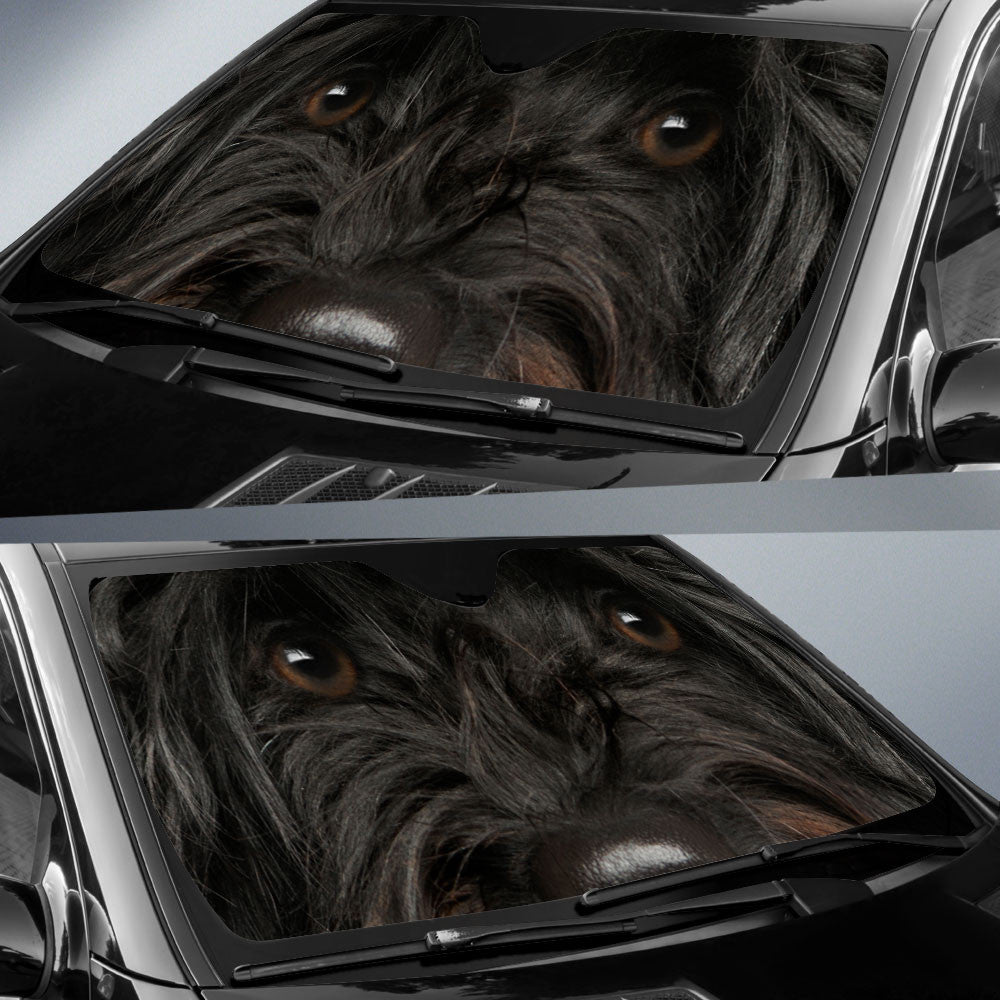 Portuguese Water Eyes Car Sun Shade 94