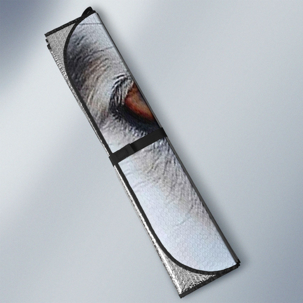Alaskan Malamute Eyes Car Sun Shade 94