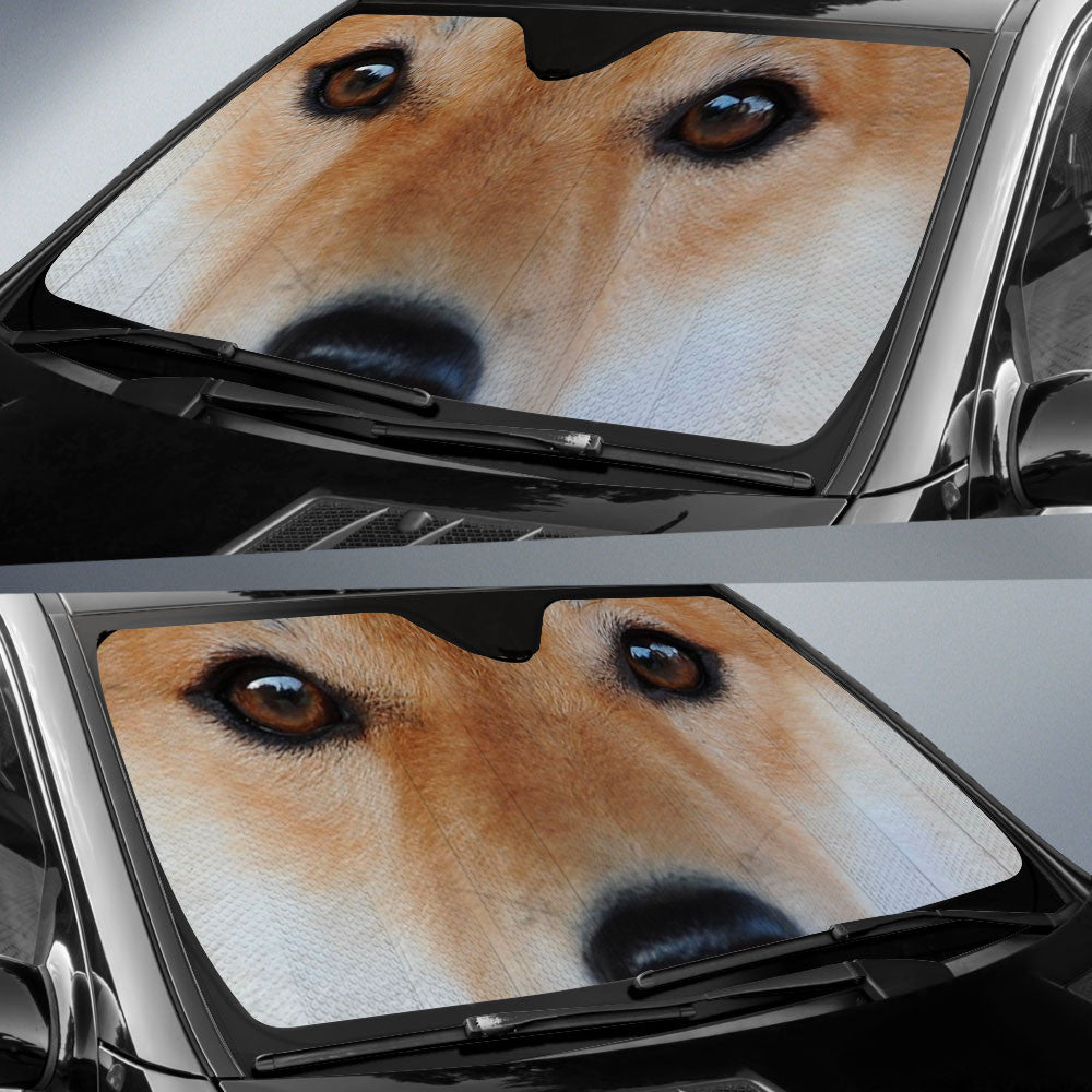 Shiba Inu Eyes Car Sun Shade 94