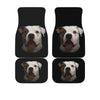 American Bulldog Cute Face Car Floor Mats 118