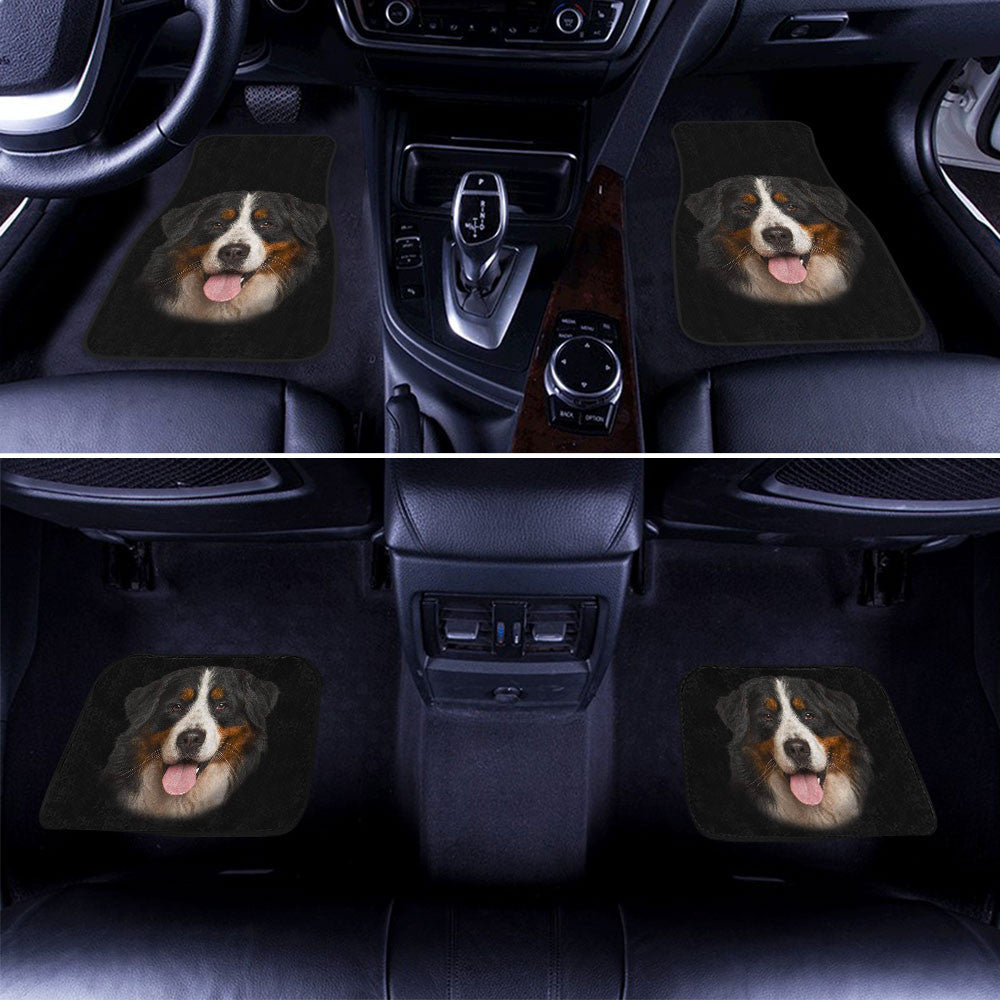 Bernese Mountain Dog Cute Face Car Floor Mats 118