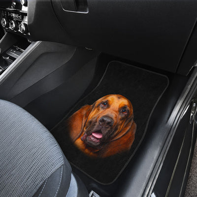 Bloodhound Dog Cute Face Car Floor Mats 118