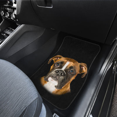 Boxer Dog Cute Face Car Floor Mats 118