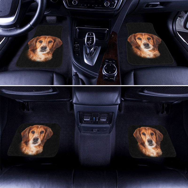 Brittany Dog Cute Face Car Floor Mats 118