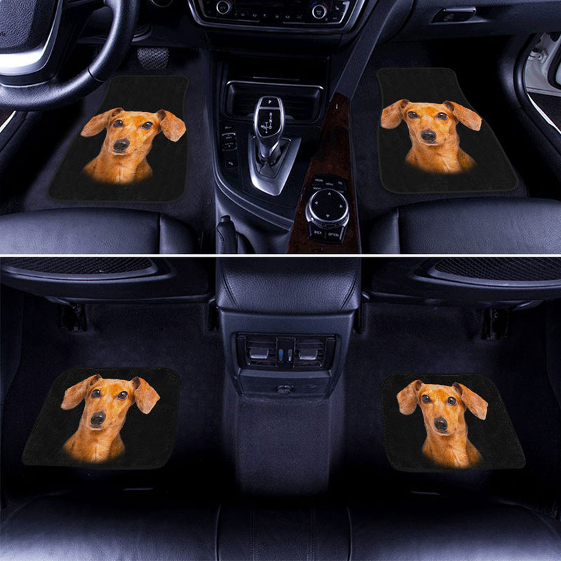 Dachshund Cute Face Car Floor Mats 118