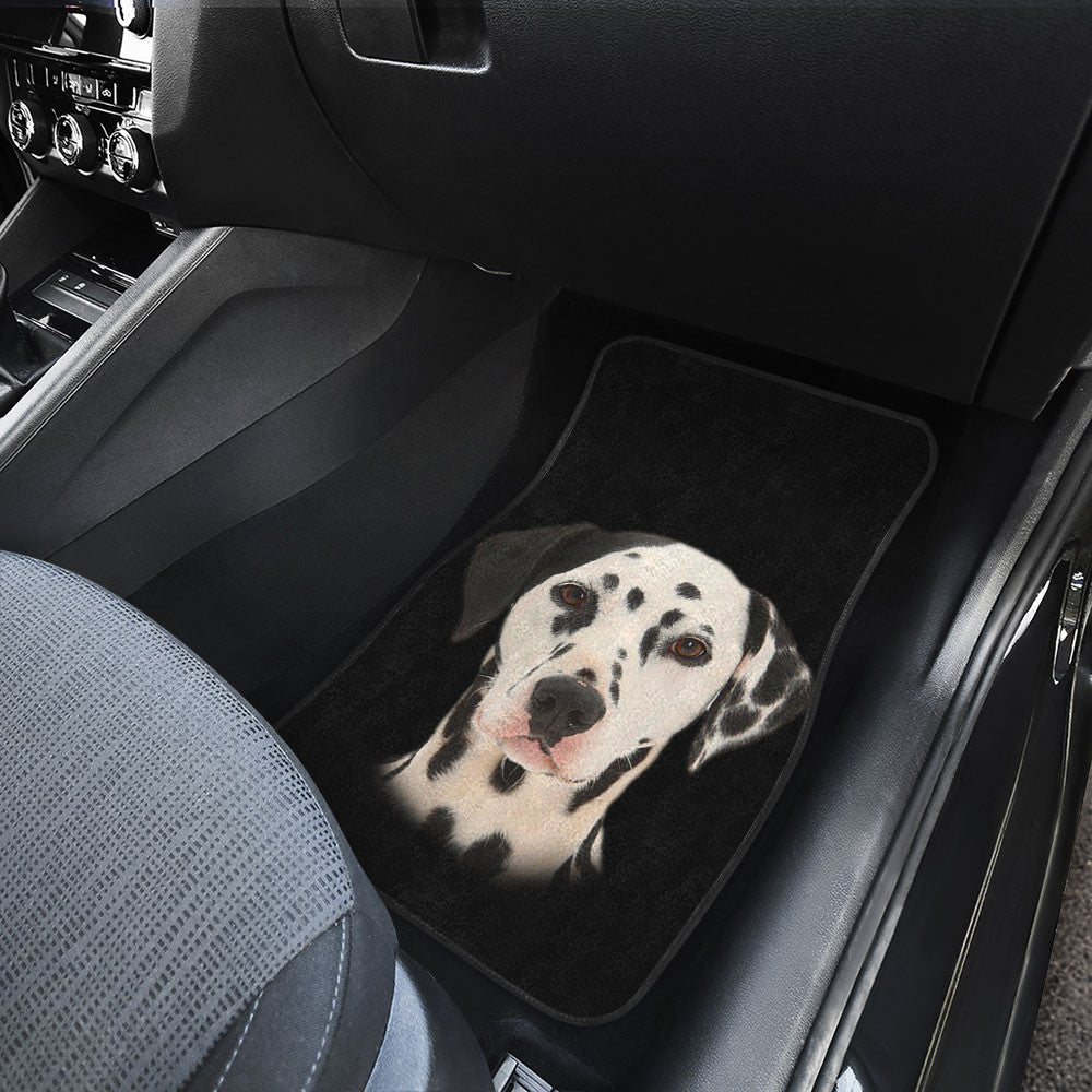 Dalmatian Cute Face Car Floor Mats 118