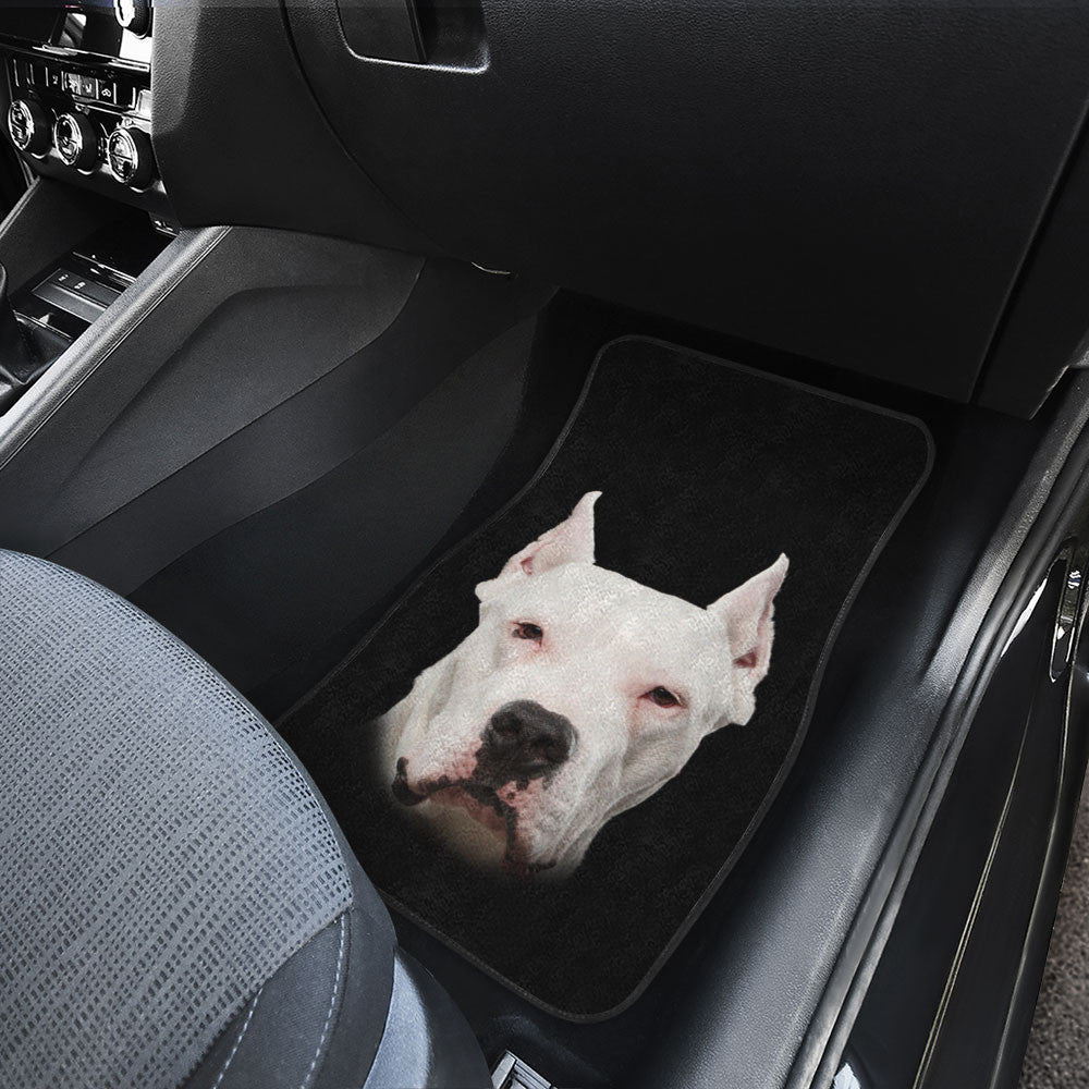 Dogo Argentino Cute Face Car Floor Mats 118