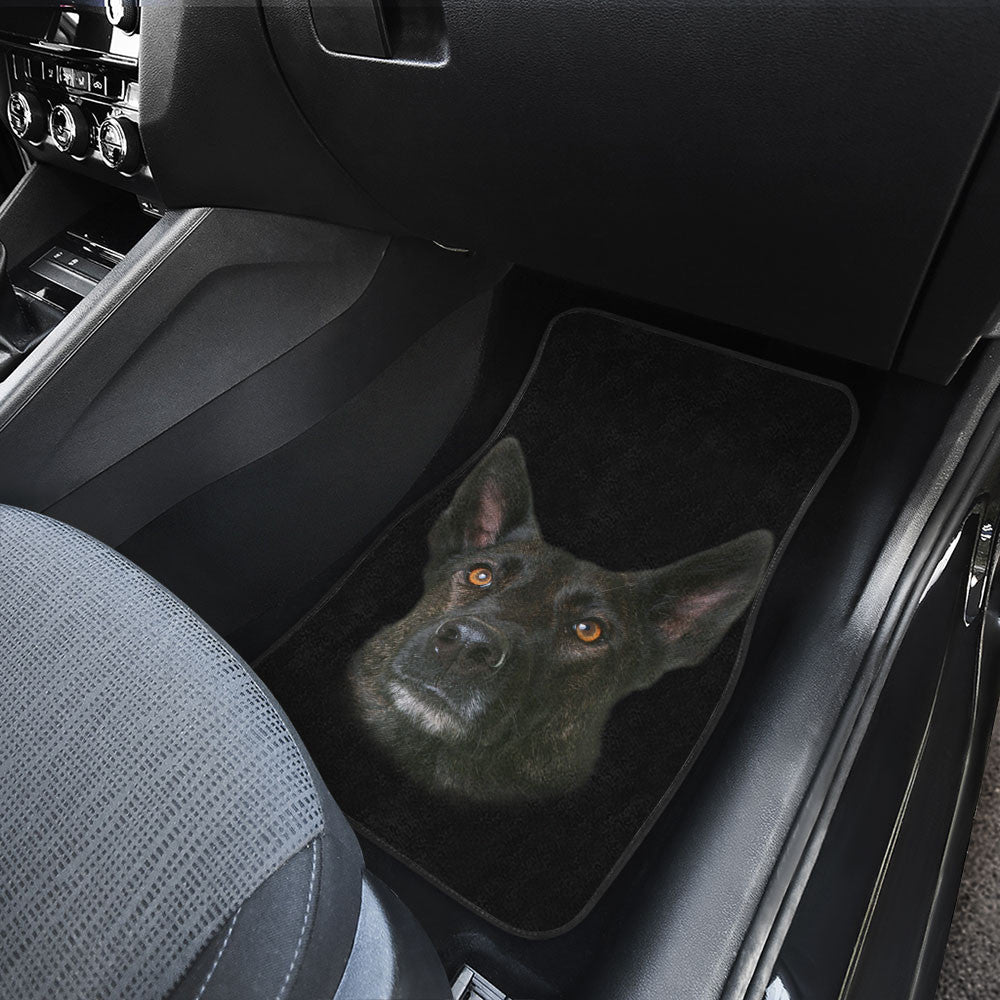 Dutch Shepherd Cute Face Car Floor Mats 118