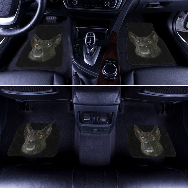 Dutch Shepherd Cute Face Car Floor Mats 118