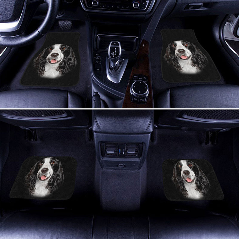 English Springer Spaniel Cute Face Car Floor Mats 118