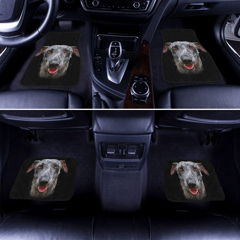 Greyhound Cute Face Car Floor Mats 118
