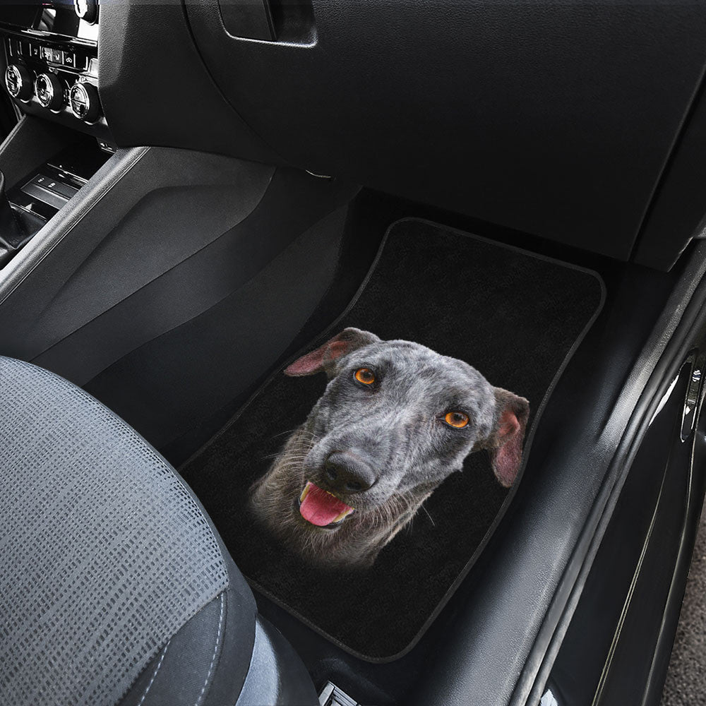 Greyhound Cute Face Car Floor Mats 118