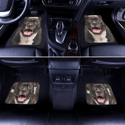 American Staffordshire Terrier Dog Funny Face Car Floor Mats 119