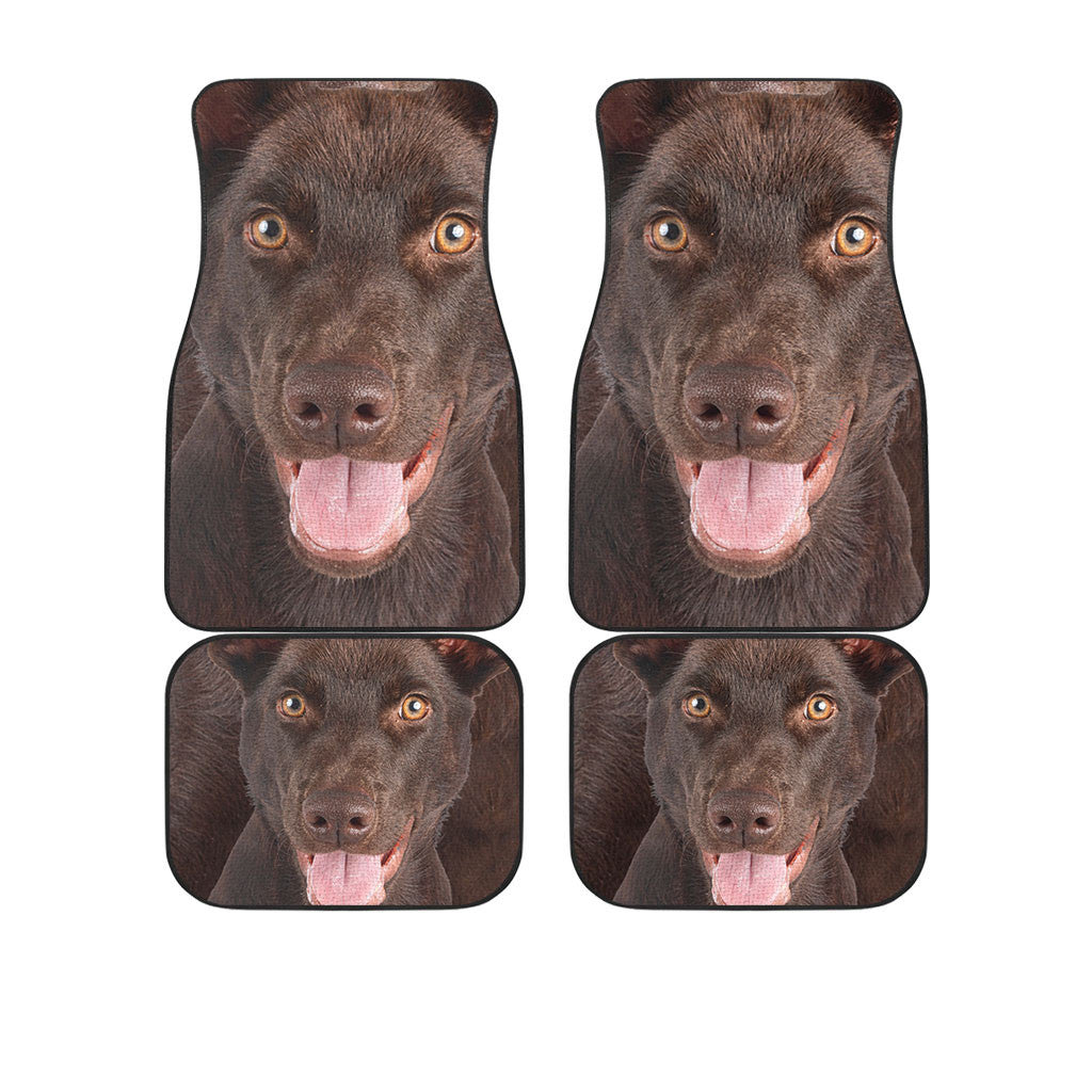 Australian Kelpie Dog Funny Face Car Floor Mats 119