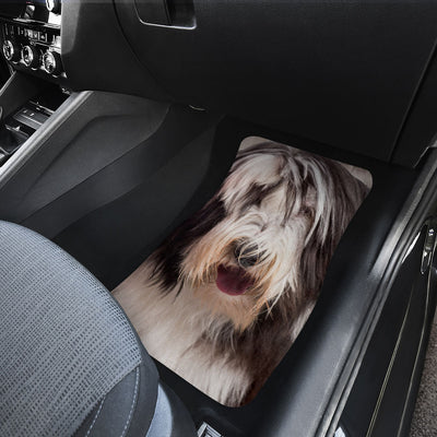 Bearded Collie Dog Funny Face Car Floor Mats 119