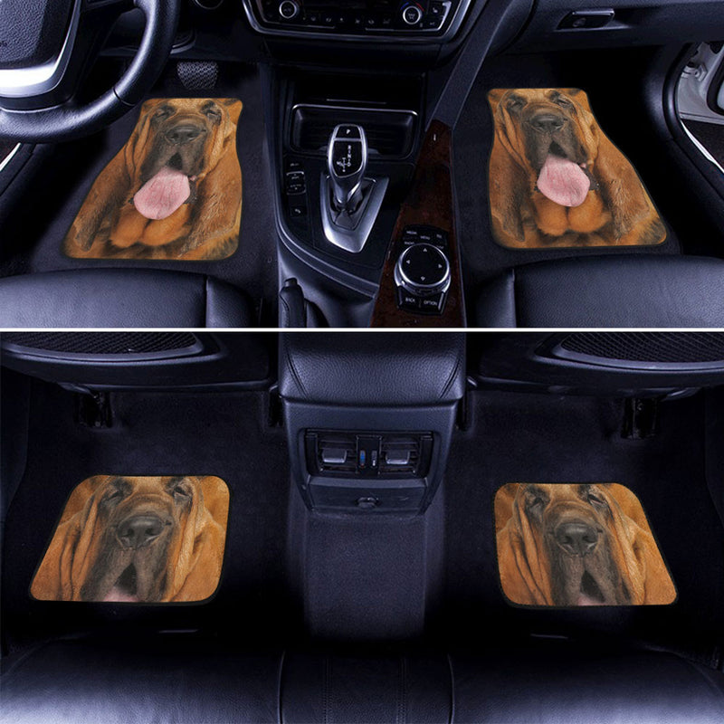 Bloodhound Dog Funny Face Car Floor Mats 119