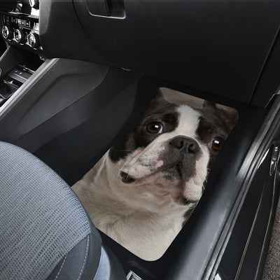 Boston Terrier Dog Funny Face Car Floor Mats 119