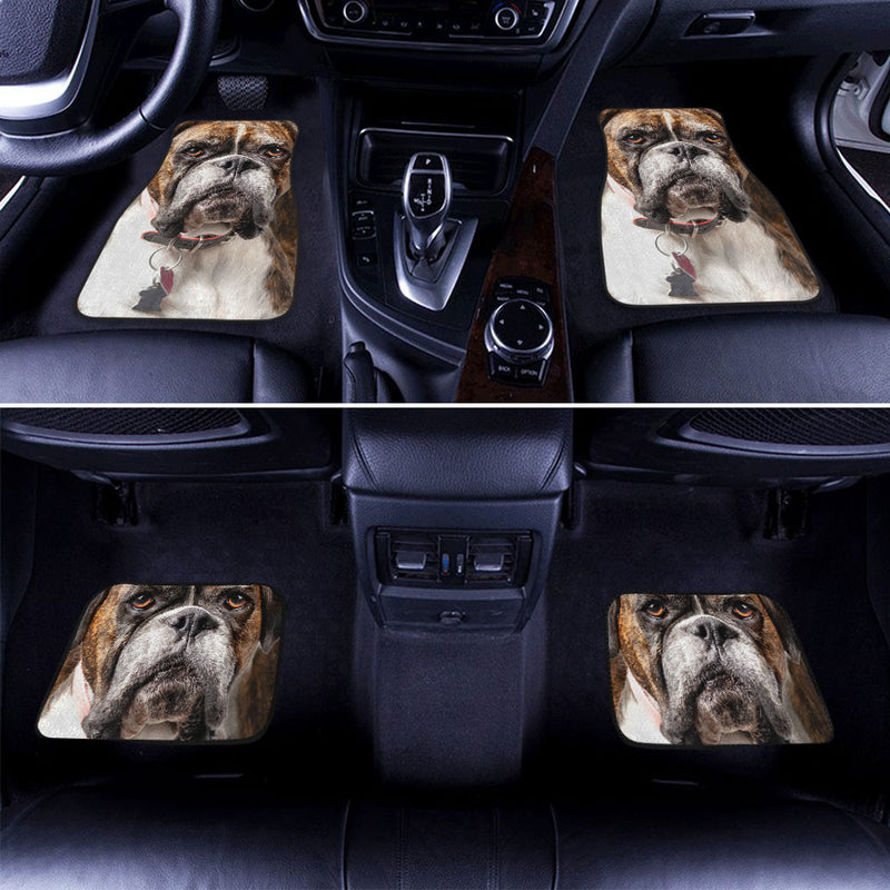 Boxer Dog Funny Face Car Floor Mats 119