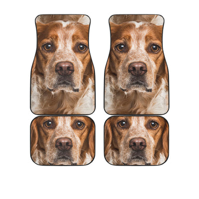 Brittany Dog Funny Face Car Floor Mats 119