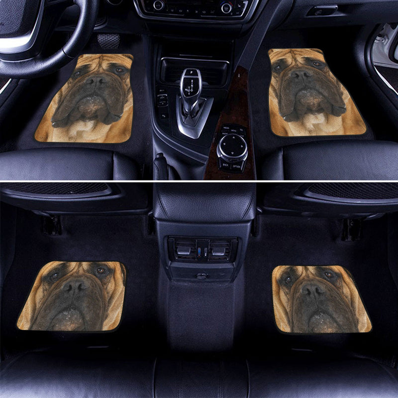 Bullmastiff Dog Funny Face Car Floor Mats 119