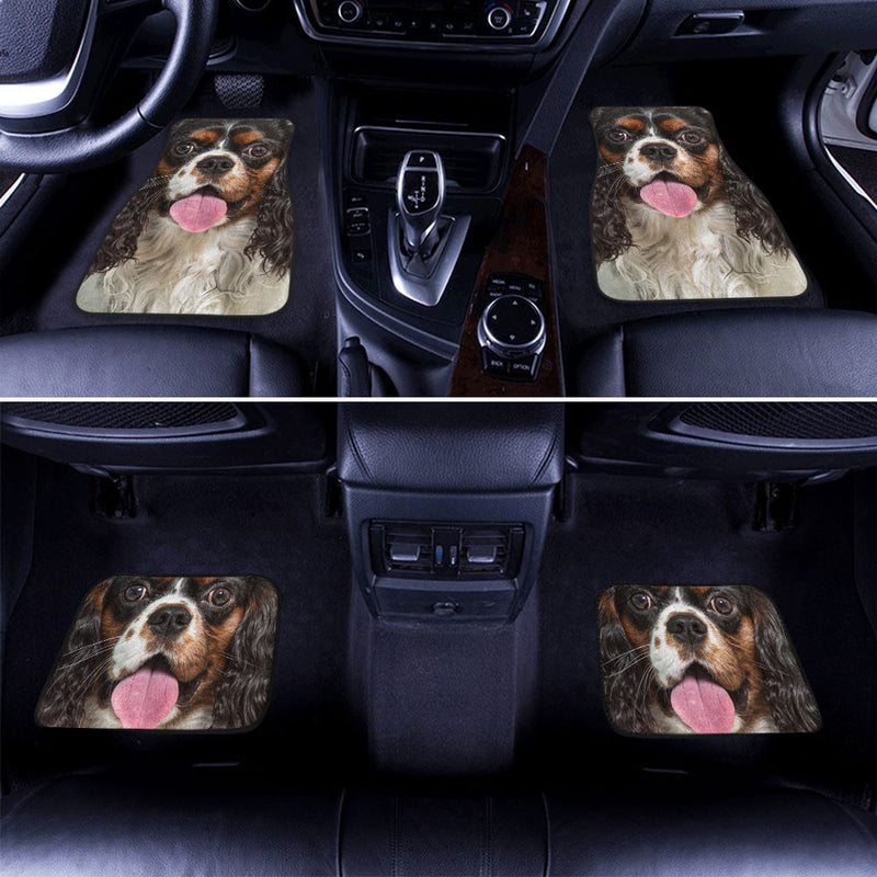 Cavalier King Charles Spaniel Dog Funny Face Car Floor Mats 119