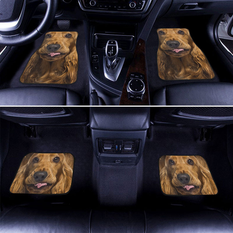 Cocker Spaniel Dog Funny Face Car Floor Mats 119