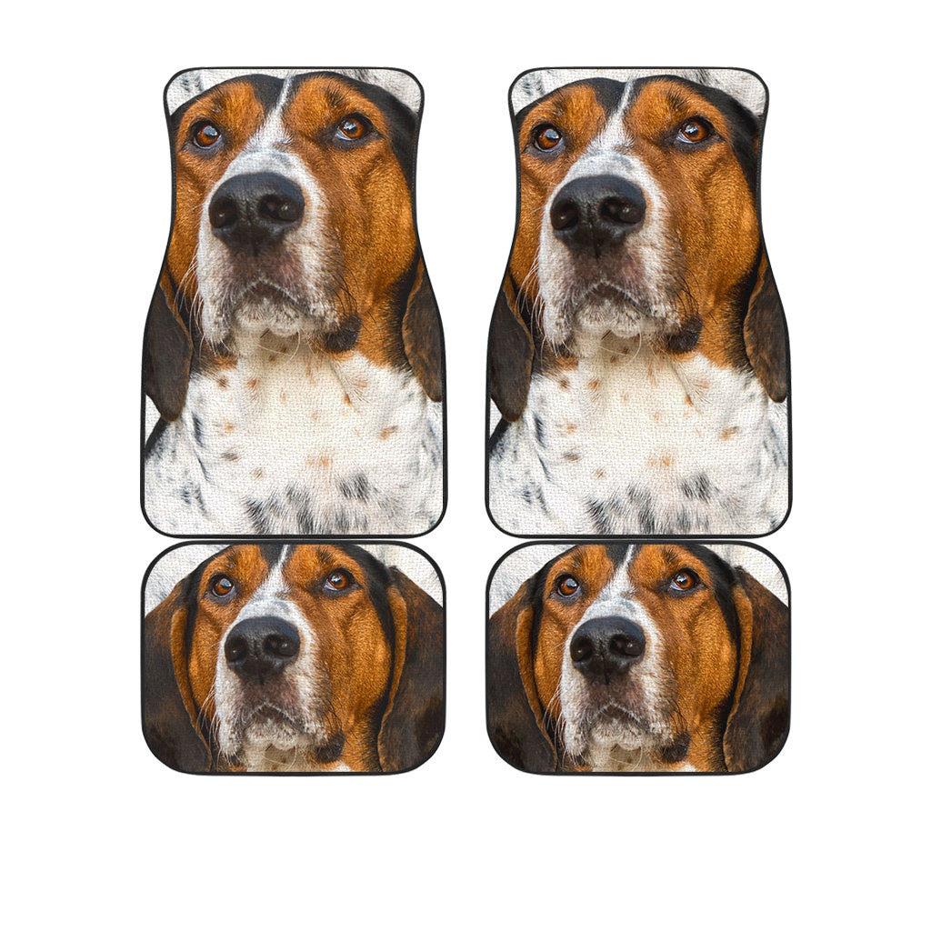 Coonhound Dog Funny Face Car Floor Mats 119