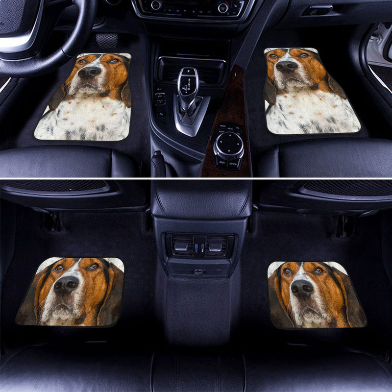 Coonhound Dog Funny Face Car Floor Mats 119