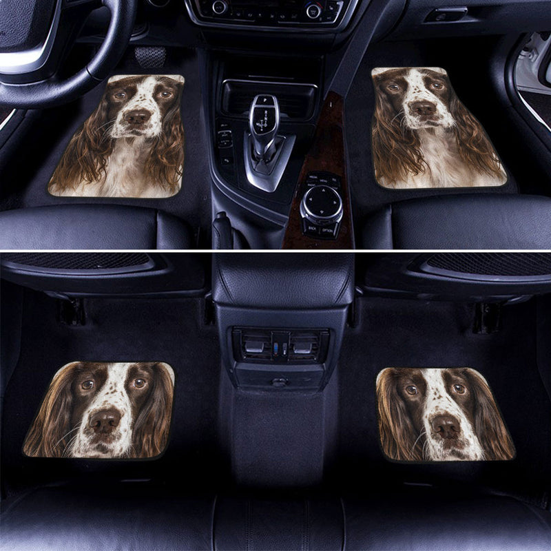 English Springer Spaniel Dog Funny Face Car Floor Mats 119
