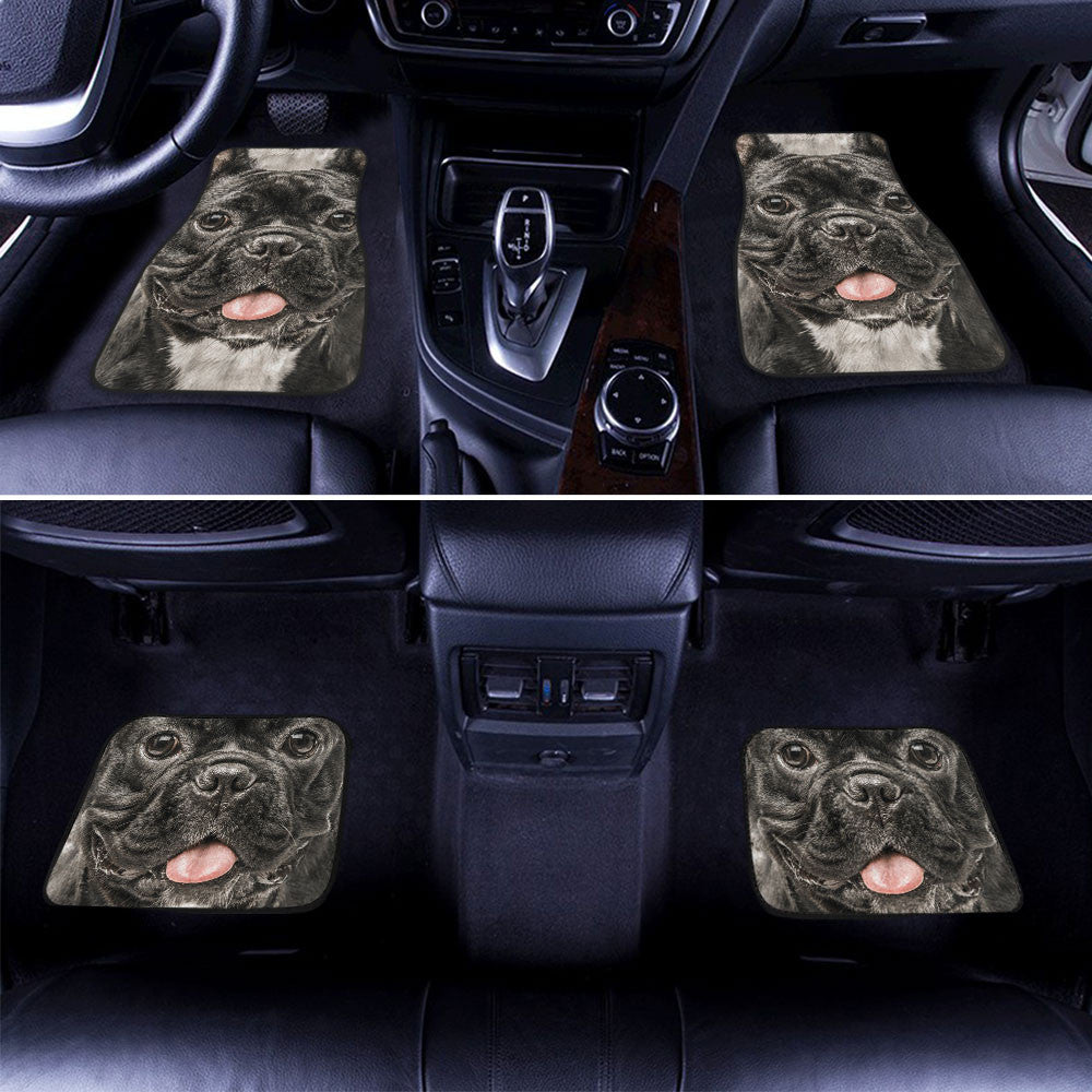 French Bulldog Funny Face Car Floor Mats 119