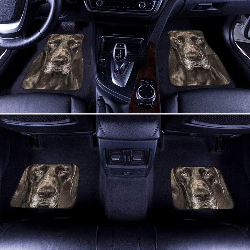 German Shorthaired Pointer Dog Funny Face Car Floor Mats 119