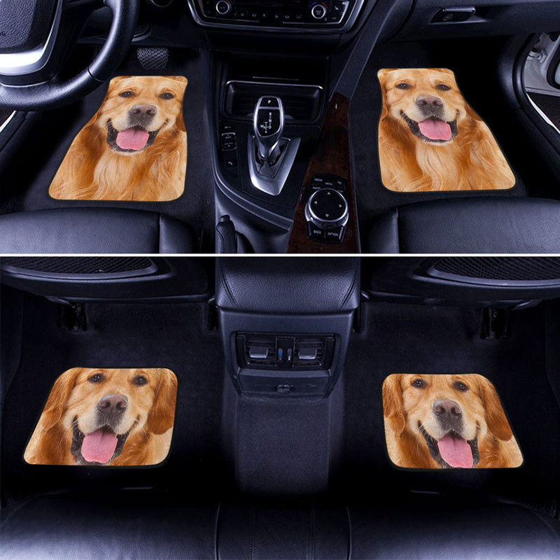 Golden Retriever Dog Funny Face Car Floor Mats 119