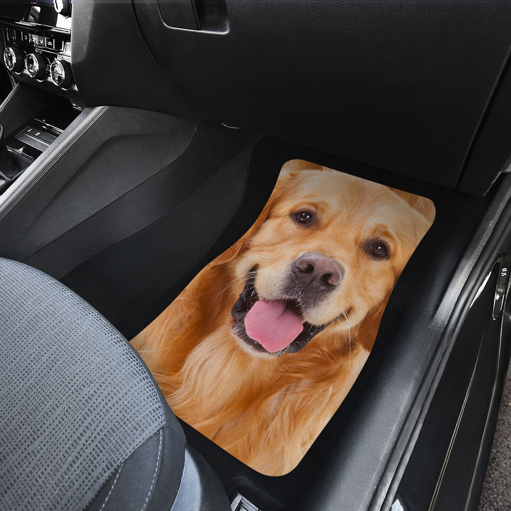 Golden Retriever Dog Funny Face Car Floor Mats 119