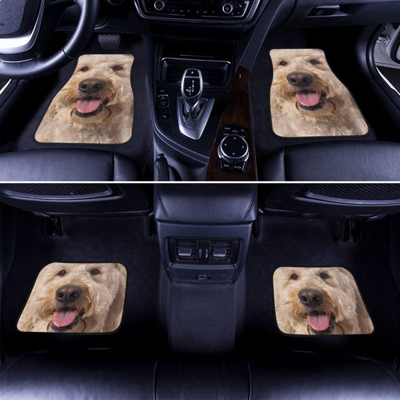 Goldendoodle Dog Funny Face Car Floor Mats 119