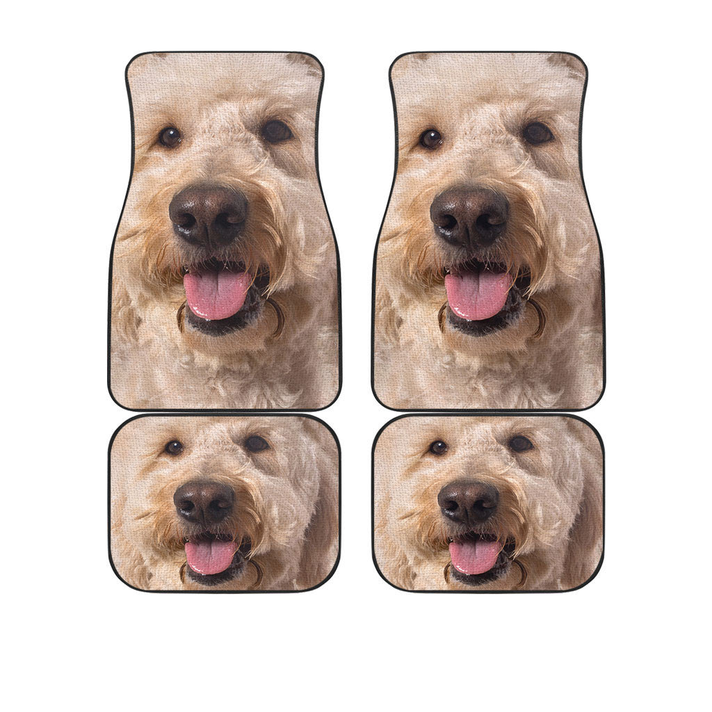 Goldendoodle Dog Funny Face Car Floor Mats 119