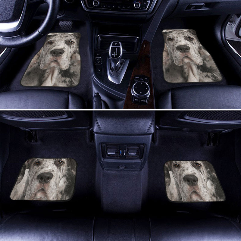 Great Dane Dog Funny Face Car Floor Mats 119