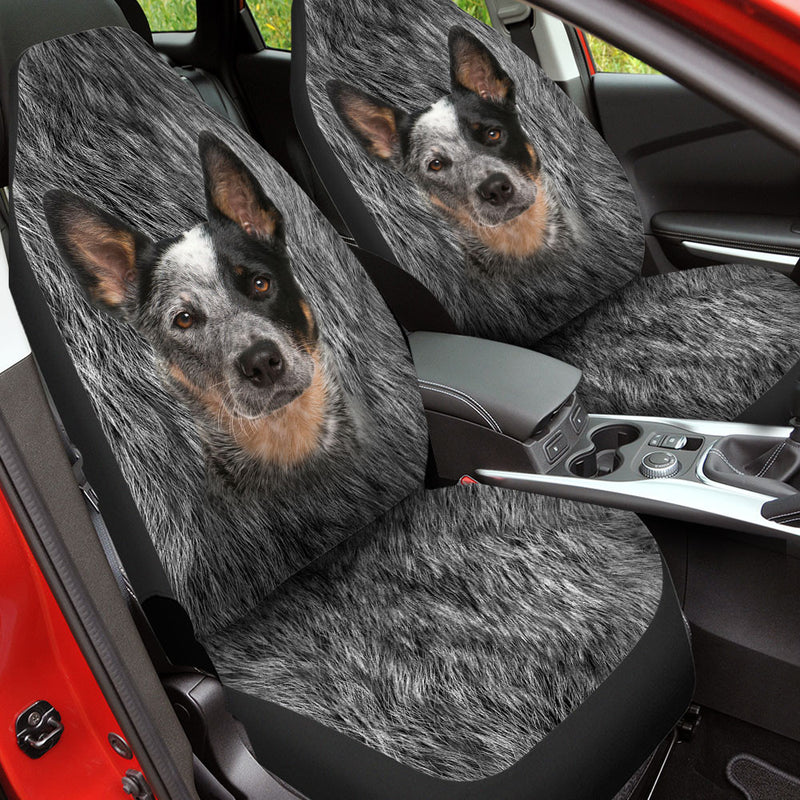 Australian Cattle Dog Funny Face Car Seat Covers 120