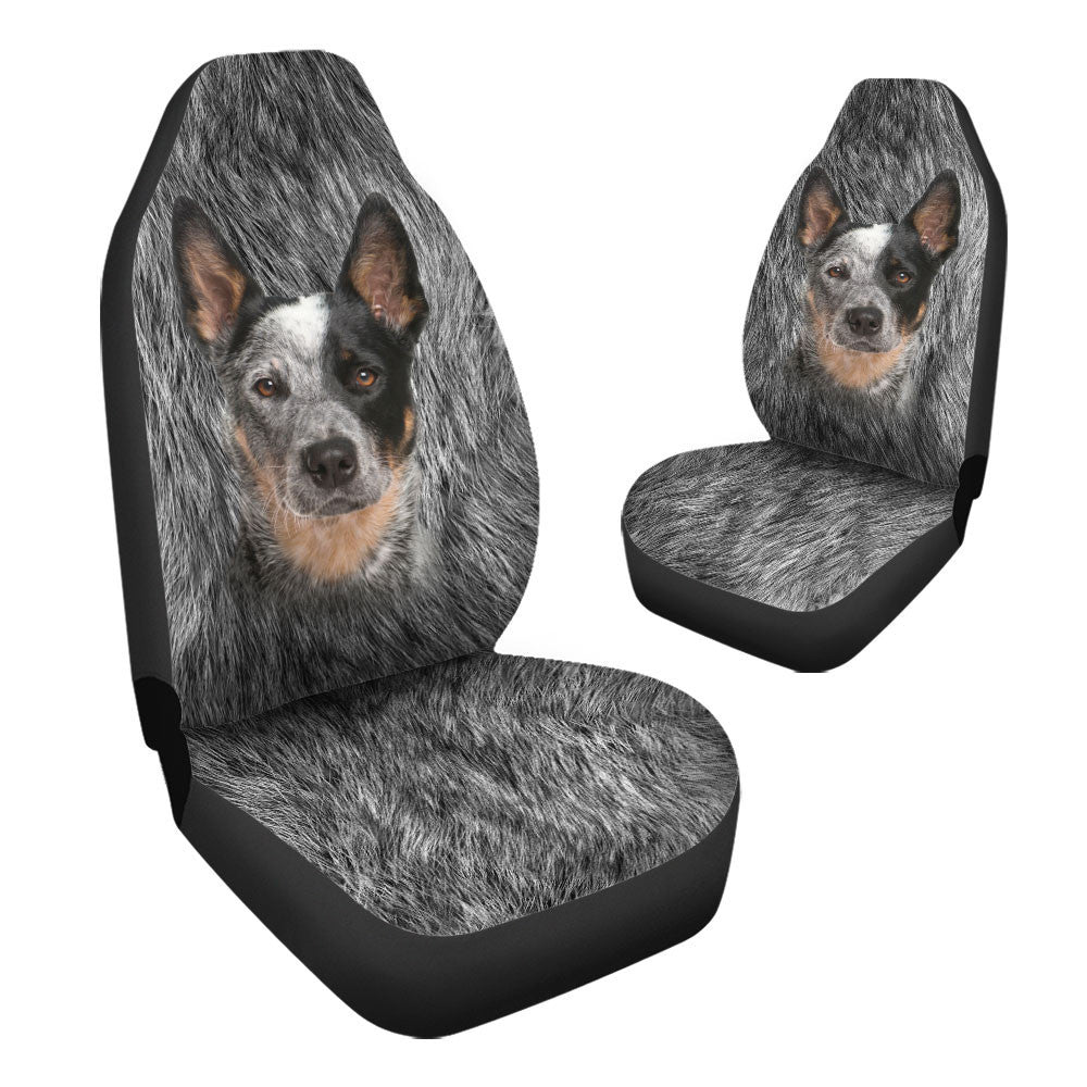 Australian Cattle Dog Funny Face Car Seat Covers 120