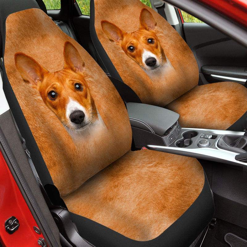 Basenji Dog Funny Face Car Seat Covers 120