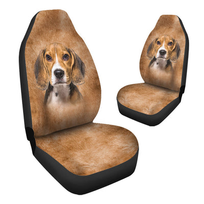 Beagle Dog Funny Face Car Seat Covers 120