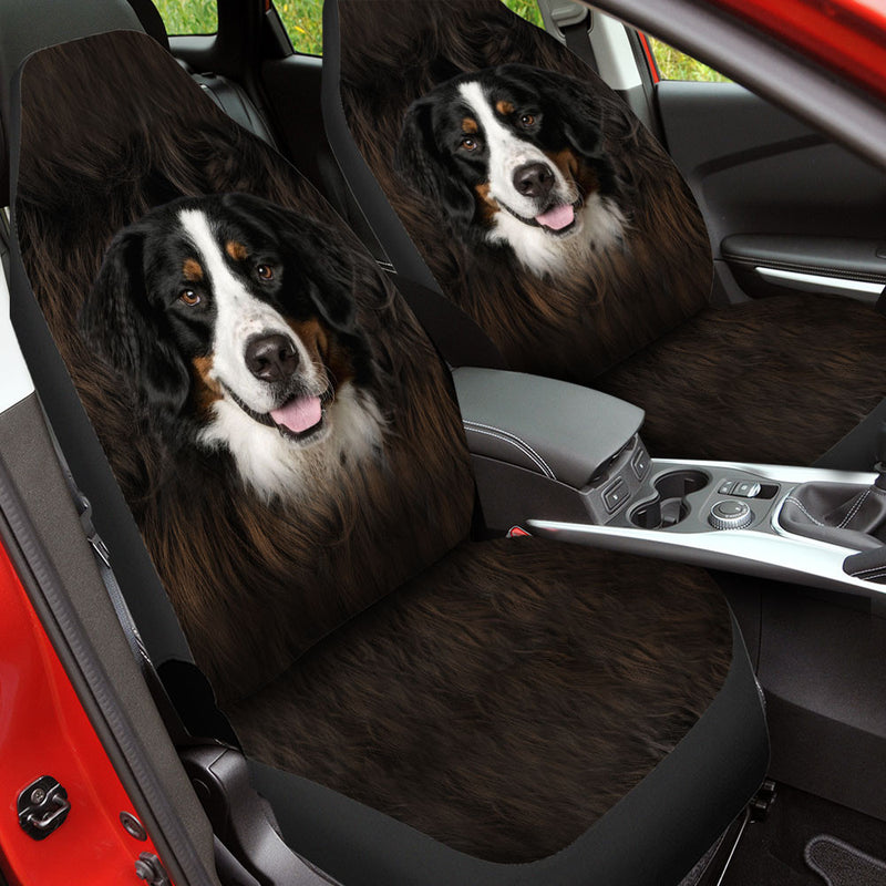 Bernese Mountain Dog Funny Face Car Seat Covers 120