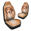 Brittany Dog Funny Face Car Seat Covers 120