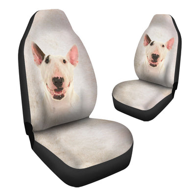 Bull Terrier Dog Funny Face Car Seat Covers 120