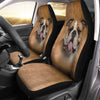 Bulldog Funny Face Car Seat Covers 120