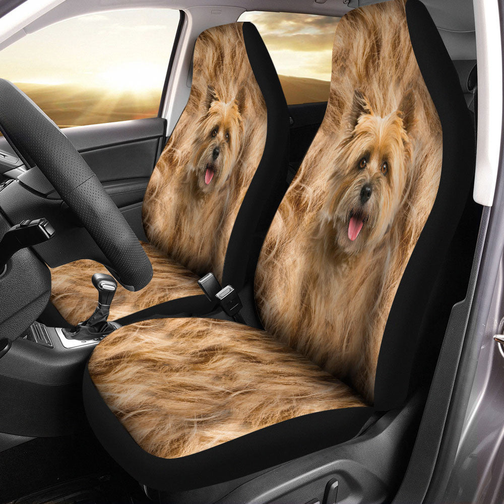 Cairn Terrier Dog Funny Face Car Seat Covers 120